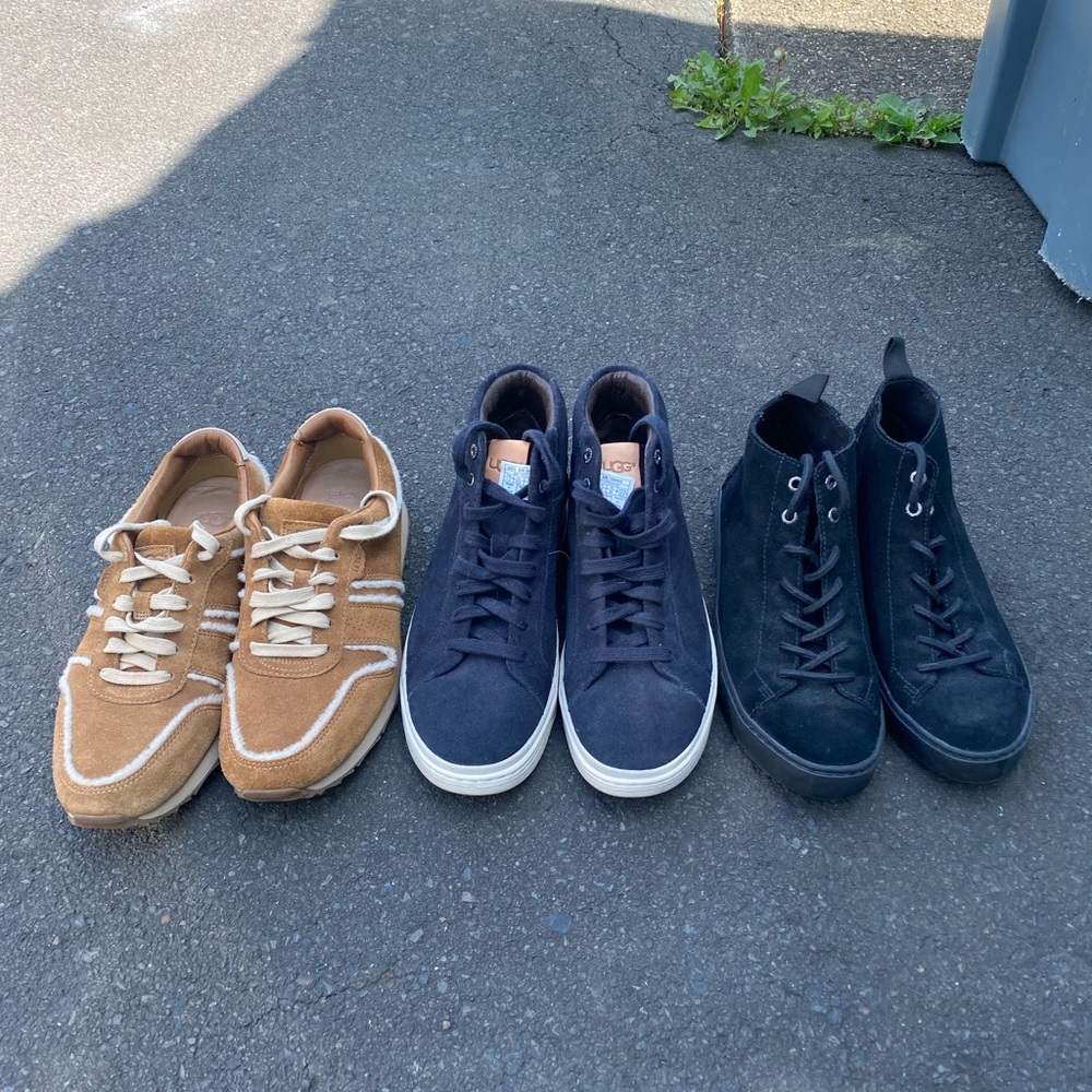 Great deal here. Mens shoes sizes 7-8. All basically brand new.